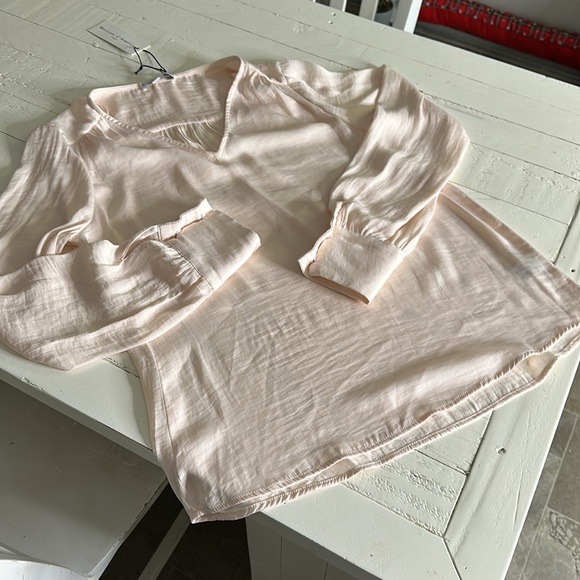 MAISON D’AMELIE XS BRAND NEW WITH TAGS, BLUSH, PINK BLOUSE NWT - Picture 8 of 12